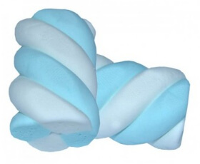 Marshmallow bianchi e azzurri