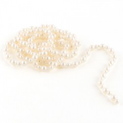 Ghirlanda decorativa di perle 2,7 m