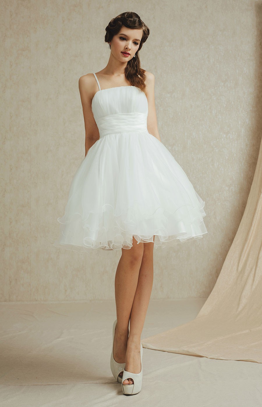 Vestito deals corto cerimonia