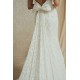 Abito da sposa a sirena con fiocco staccabile Mod. Maria Alice