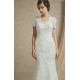 Abito da sposa a sirena con fiocco staccabile Mod. Maria Alice