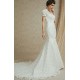 Abito da sposa a sirena con fiocco staccabile Mod. Maria Alice