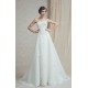 Abito da sposa classico con coprispalle staccabile Mod. Maria Amelia