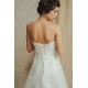 Abito da sposa classico con coprispalle staccabile Mod. Maria Amelia