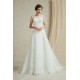 Abito da sposa classico con coprispalle staccabile Mod. Maria Amelia