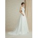 Abito da sposa classico con coprispalle staccabile Mod. Maria Amelia