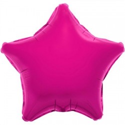 Palloncino fucsia a forma di stella