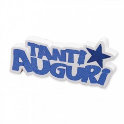 Scritta in Polistirolo " Tanti Auguri"