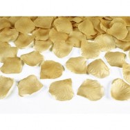 Petali in tessuto di colore oro 100 pezzi