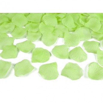 Petali in tessuto di colore verde 100 pezzi
