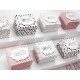 Box portaconfetti serie sweet love 6 pezzi