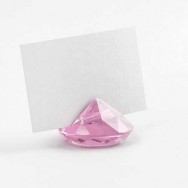 Segnaposto diamante rosa 10 pezzi