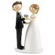 Cake topper sposi brindisi