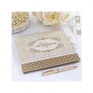 Guestbook avorio ed oro