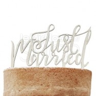 Cake Topper Just Married 