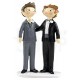 Cake topper boys abbracciati