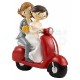 Cake topper spose in moto