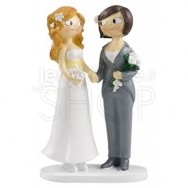 Cake topper spose per mano