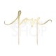 Cake topper Love oro