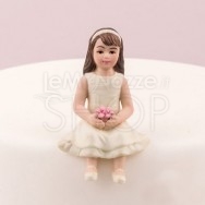 Cake topper bambina