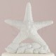 Cake topper a forma di stella marina bianca