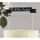 Cake topper festone a forma di lavagna