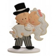 Cake topper sposa in braccio