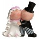 Cake topper sposini che ballano