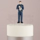 Cake topper sposo poliziotto