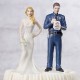 Cake topper sposo poliziotto