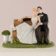 Cake topper panchina d'amore