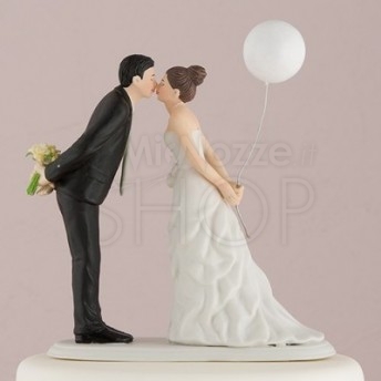 Cake topper bacio sposi con palloncino - LeMieNozze SHOP