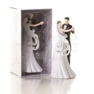 Cake topper sposi che danzano