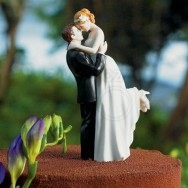 Cake topper abbraccio romantico