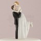 Cake topper abbraccio romantico