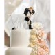 Cake topper bacio degli sposi