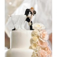 Cake topper bacio degli sposi