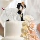 Cake topper bacio degli sposi