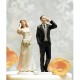 Cake topper sposi al cellulare