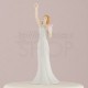 Cake topper con sposo in ginocchio