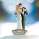 Cake topper con sposi in barca