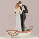 Cake topper con sposi in barca