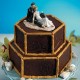 Cake topper sposi sulla spiaggia