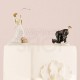 Cake topper sposi con sposo all'amo