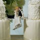 Cake topper sposi abbraccio