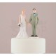 Cake topper sposi mano nella mano