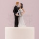 Cake topper con sposi Mr. & Mrs.