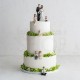 Cake topper con sposi Mr. & Mrs.