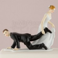 Cake topper potere alla sposa