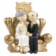 Cake topper nozze d'oro